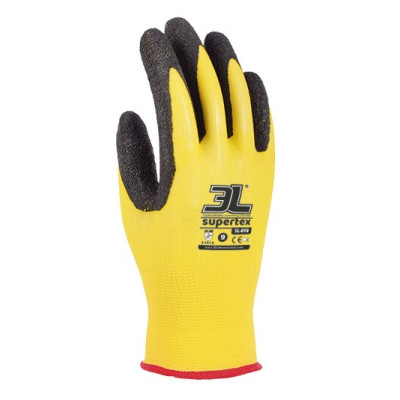 3L SUPERTEX Luvas Latex com suporte de nylon sem costura