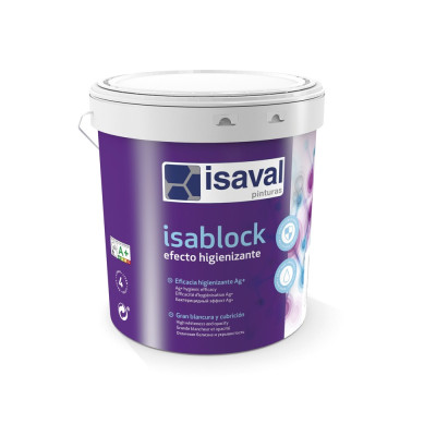 Isaval Isablock Tinta de efeito Higienizante Branco 12lt