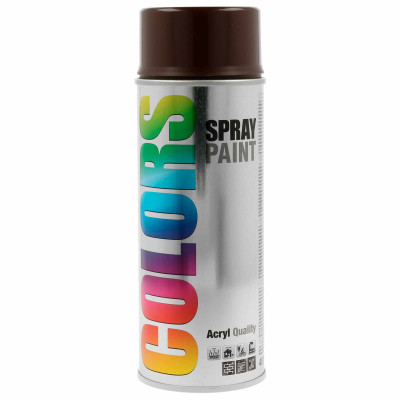 Colors - Spray Acrilico Ral 8017 Castanho Brilhante 400ml