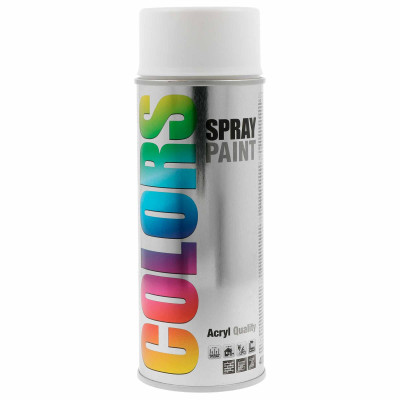Colors - Spray Acrilico Ral 9010 Branco Mate 400ml