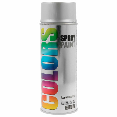Colors - Spray Acrilico Ral 9006 Aluminio Brilhante 400ml
